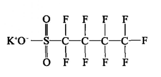 全氟丁基磺酸钾(pfbs)kss使用较广泛,添加0.05%-0.